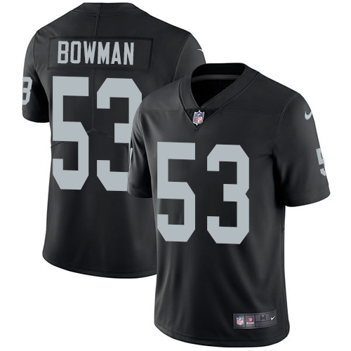 Nike Raiders #53 NaVorro Bowman Black Team Color Men's Stitched NFL Vapor Untouchable Limited Jersey